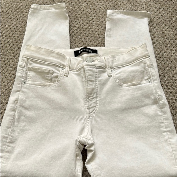 Express - Midrise—Skinny Ankle Jeans- Size 4R - Picture 3 of 6